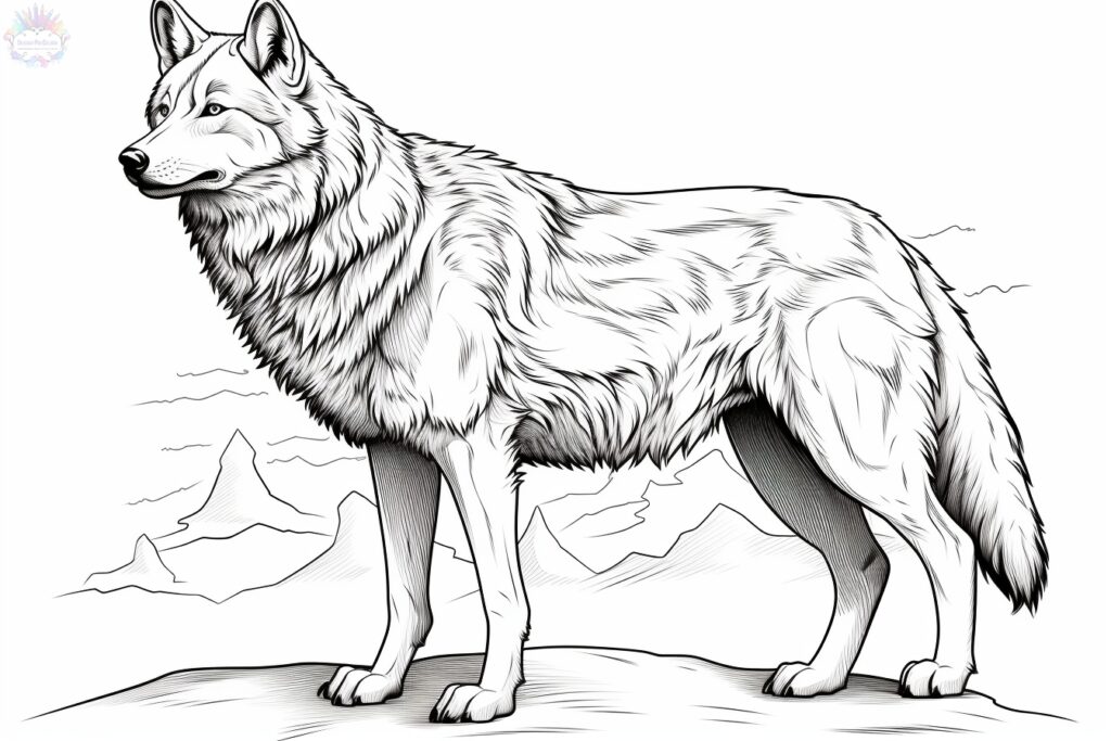 Wolf Coloring Pages