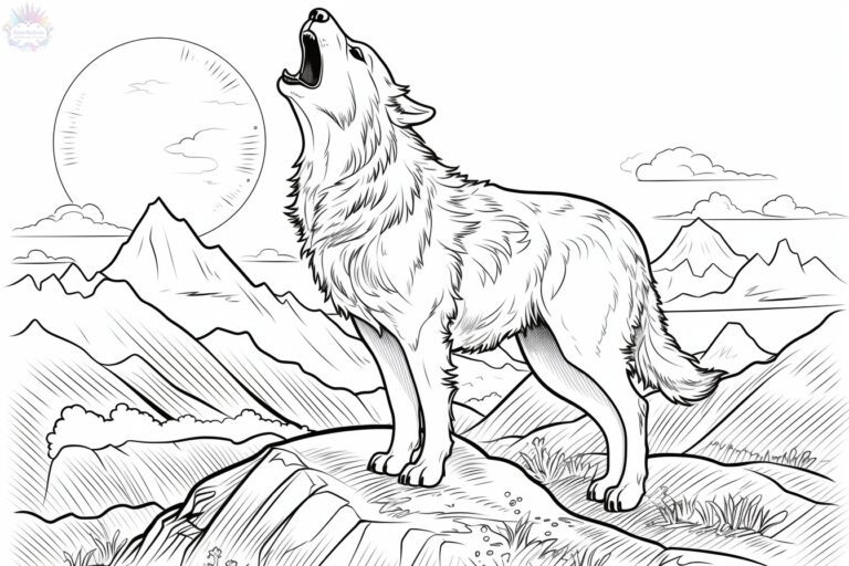 Wolf Coloring Pages