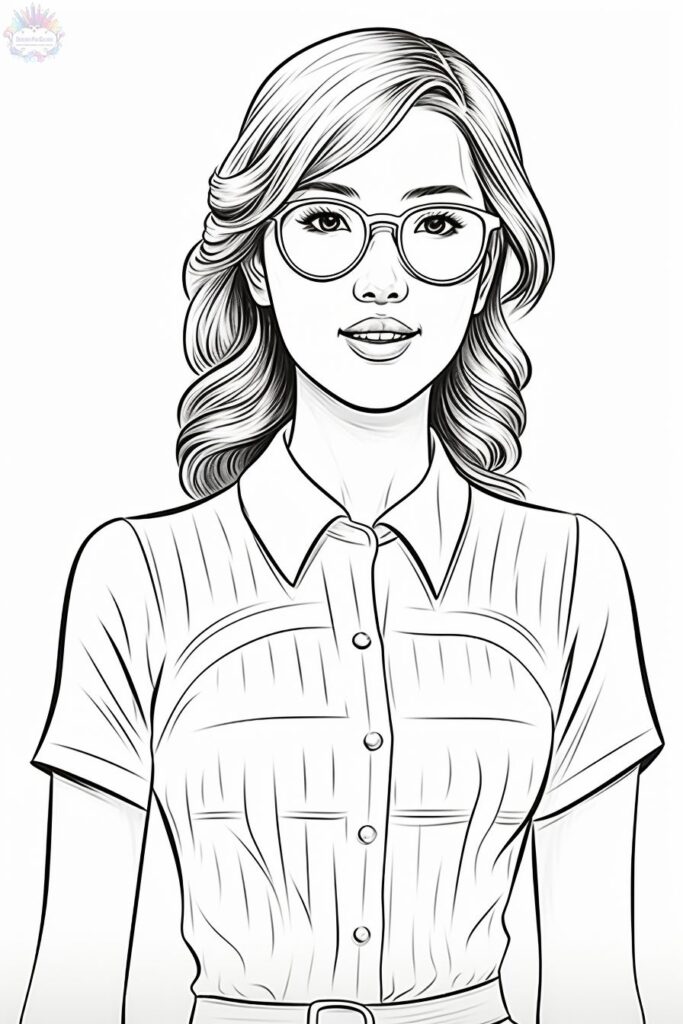 Woman Coloring Pages