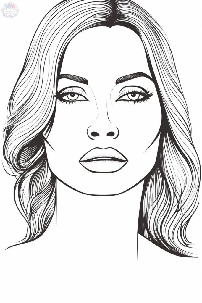 Woman Coloring Pages