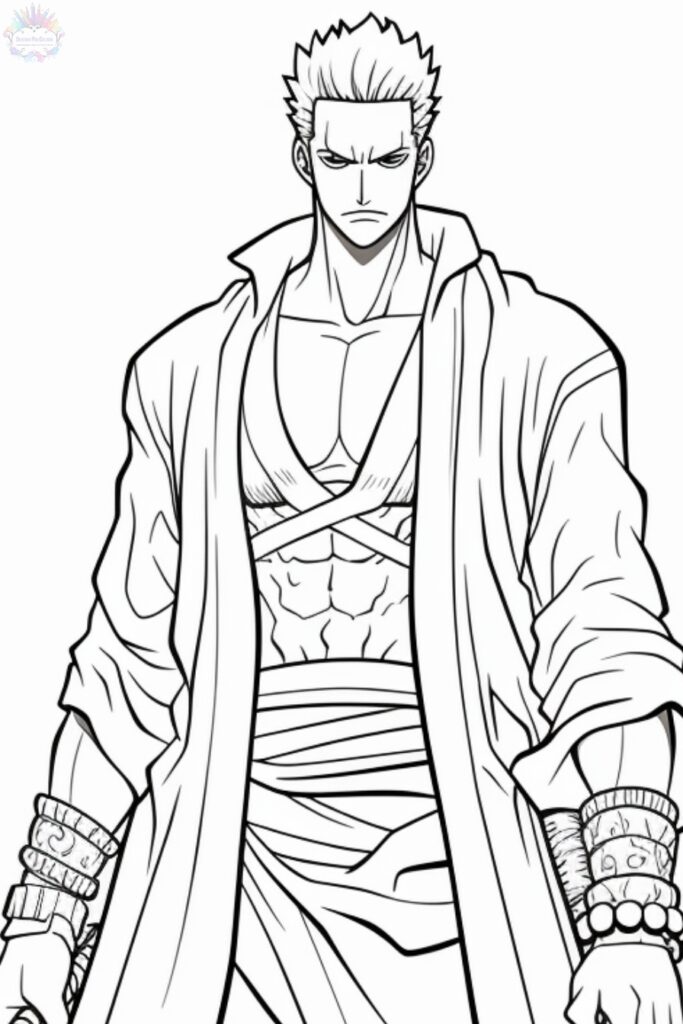 Zoro Coloring Pages