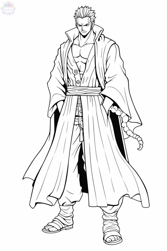 Zoro Coloring Pages