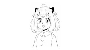 Anya Coloring Pages