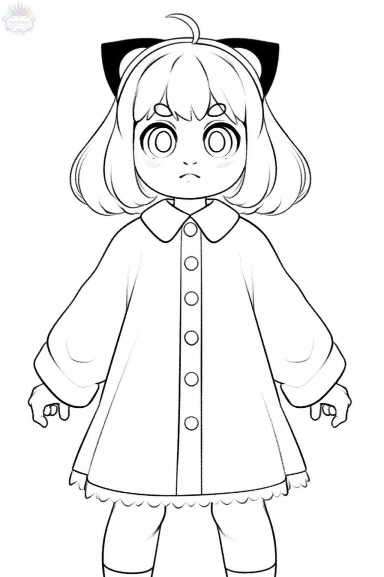 Anya Coloring Pages