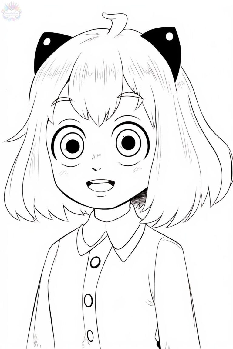 Anya Coloring Pages