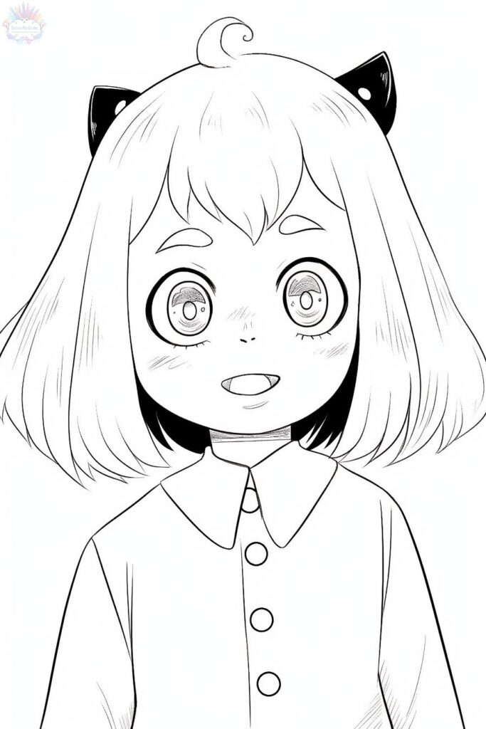 Anya Coloring Pages