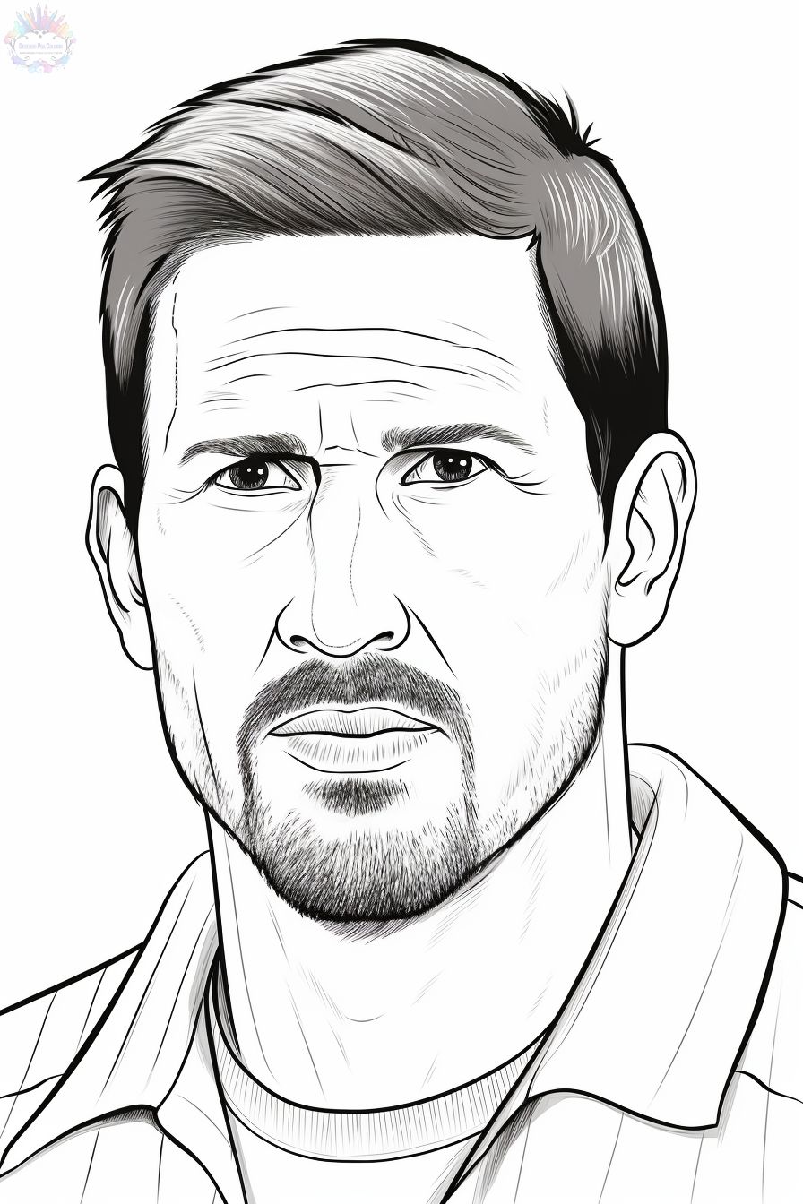 Messi Coloring Pages