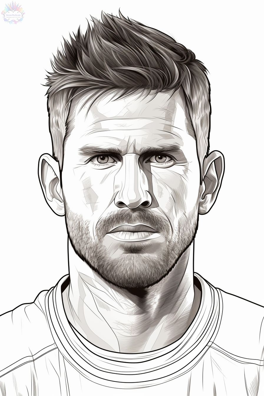 Messi Coloring Pages