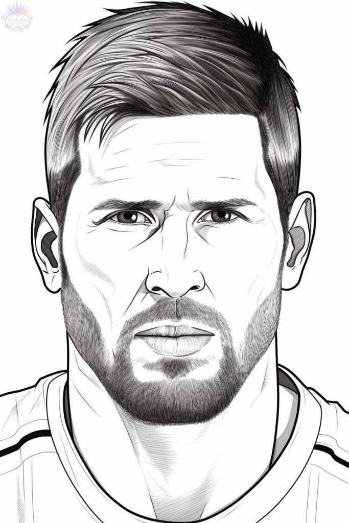 Messi Coloring Pages