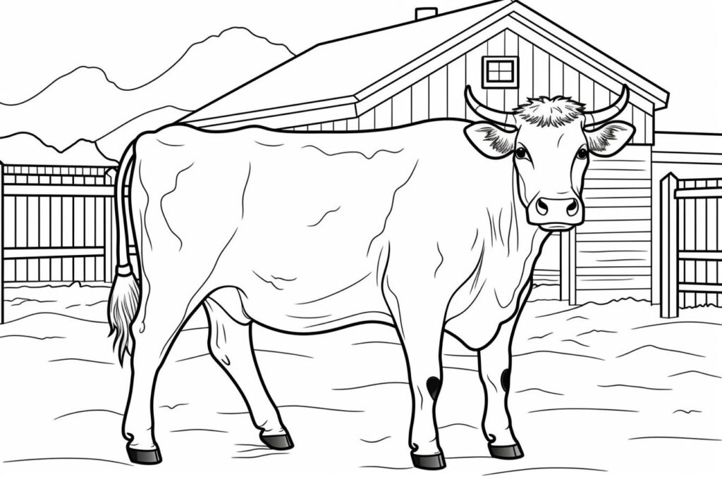 Ox Coloring Pages