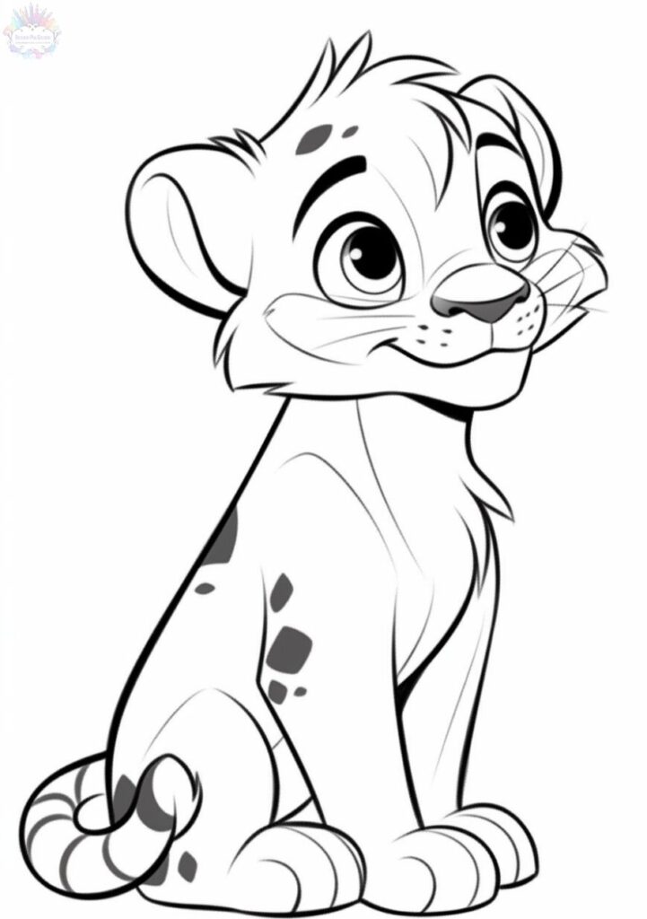 Tiger Coloring Pages For Kids