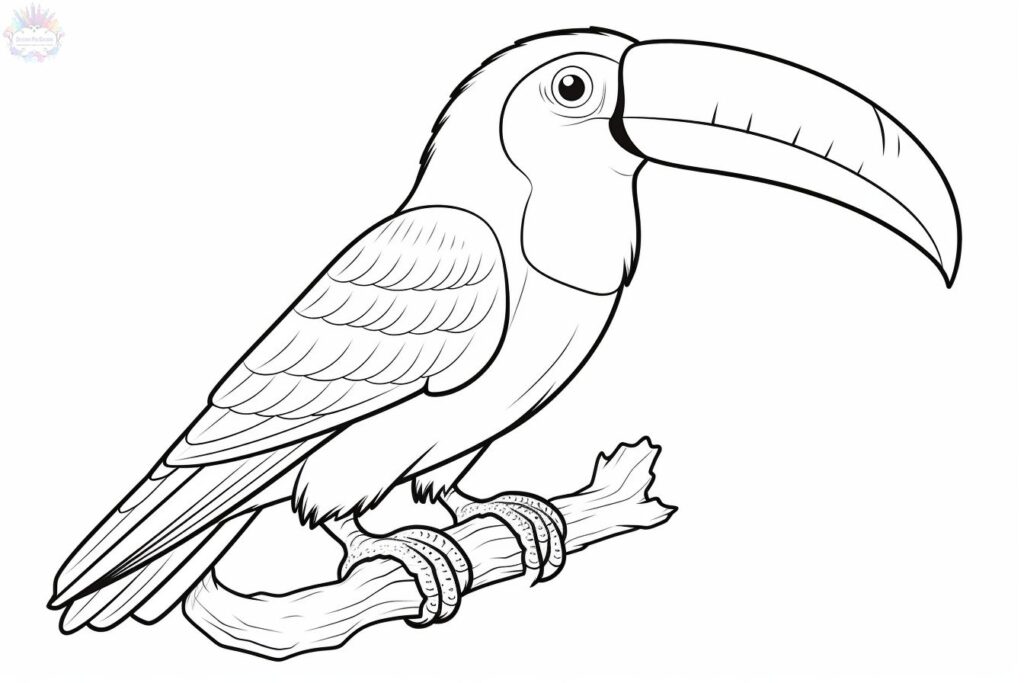 Toucan Coloring Pages