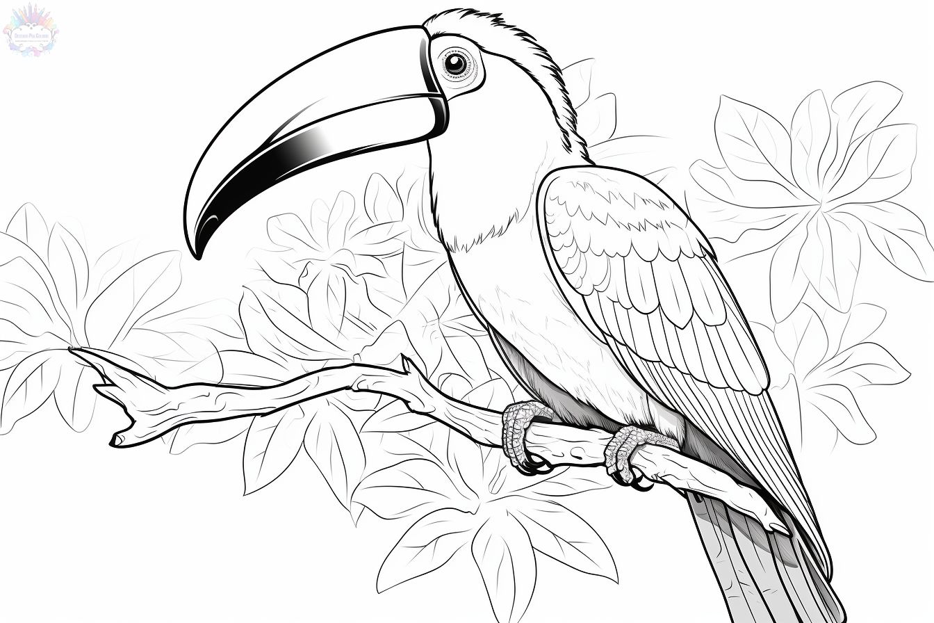 Toucan Coloring Pages - Free Drawings to Print and Color