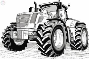 Tractor Coloring Pages + 70 Free Images to Print and Color