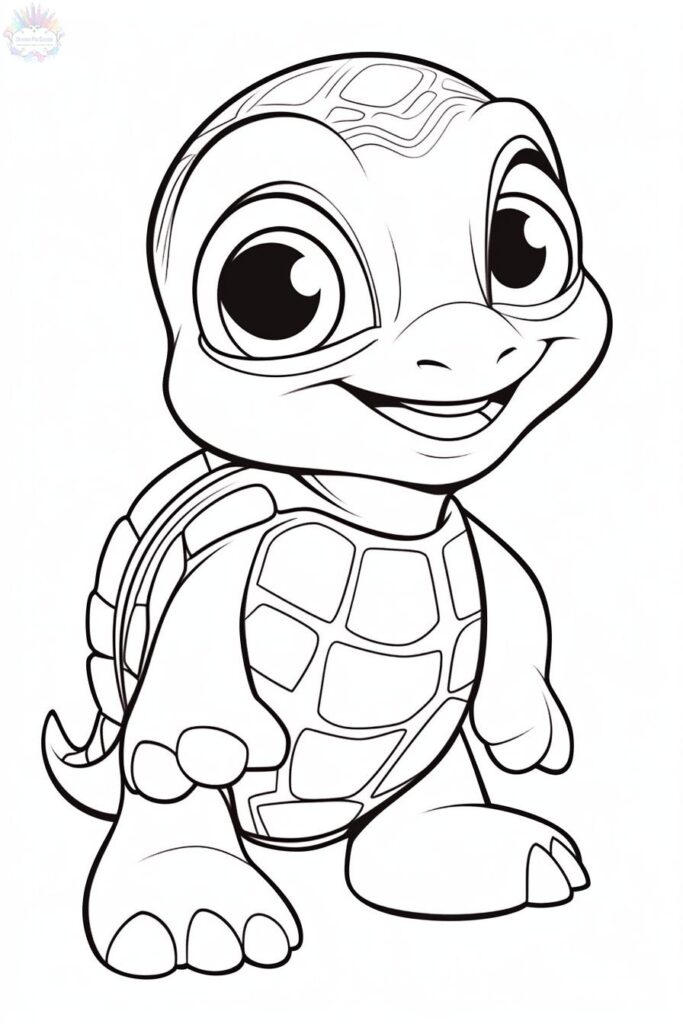 Turtle Coloring Pages For Kids