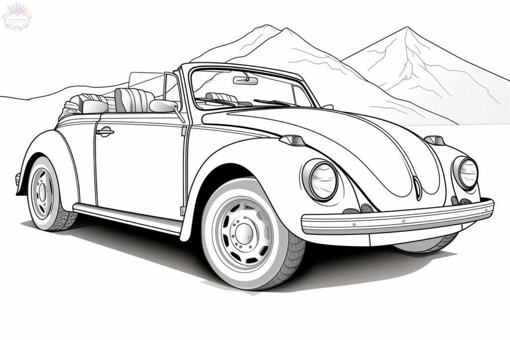 Beetle coloring pages