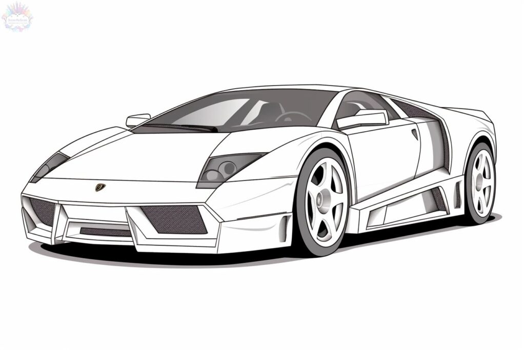 Lamborghini Coloring Pages