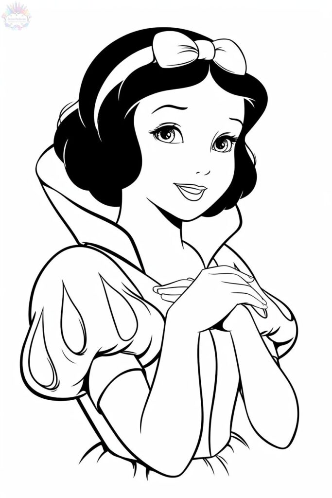 Princess Coloring Pages Snow White