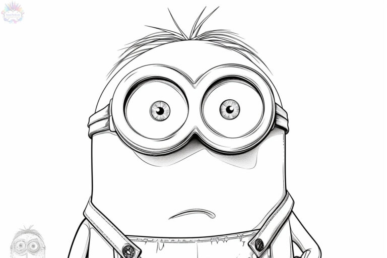 Minions Coloring Page + 60 Exclusive Drawings to Print And Color