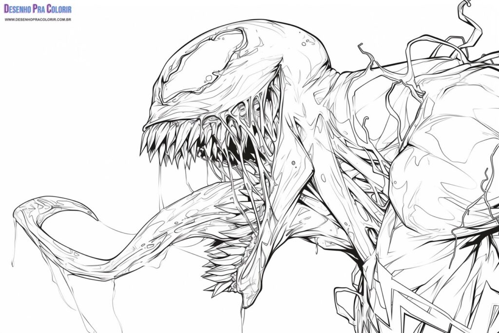 Venom Coloring Pages