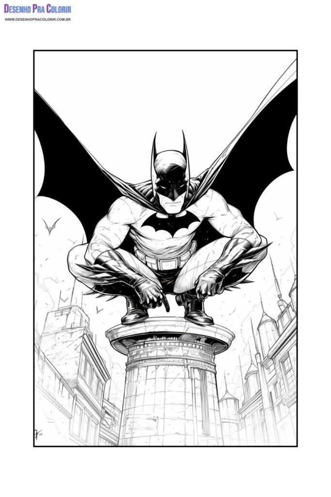 Batman Coloring Page