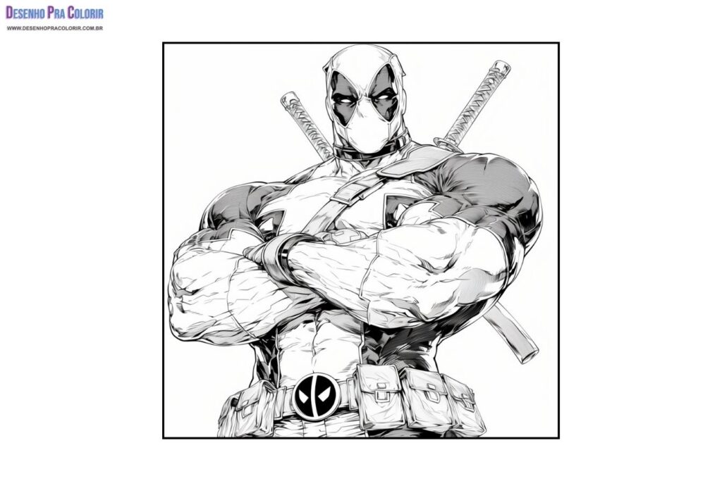 deadpool coloring pages printable