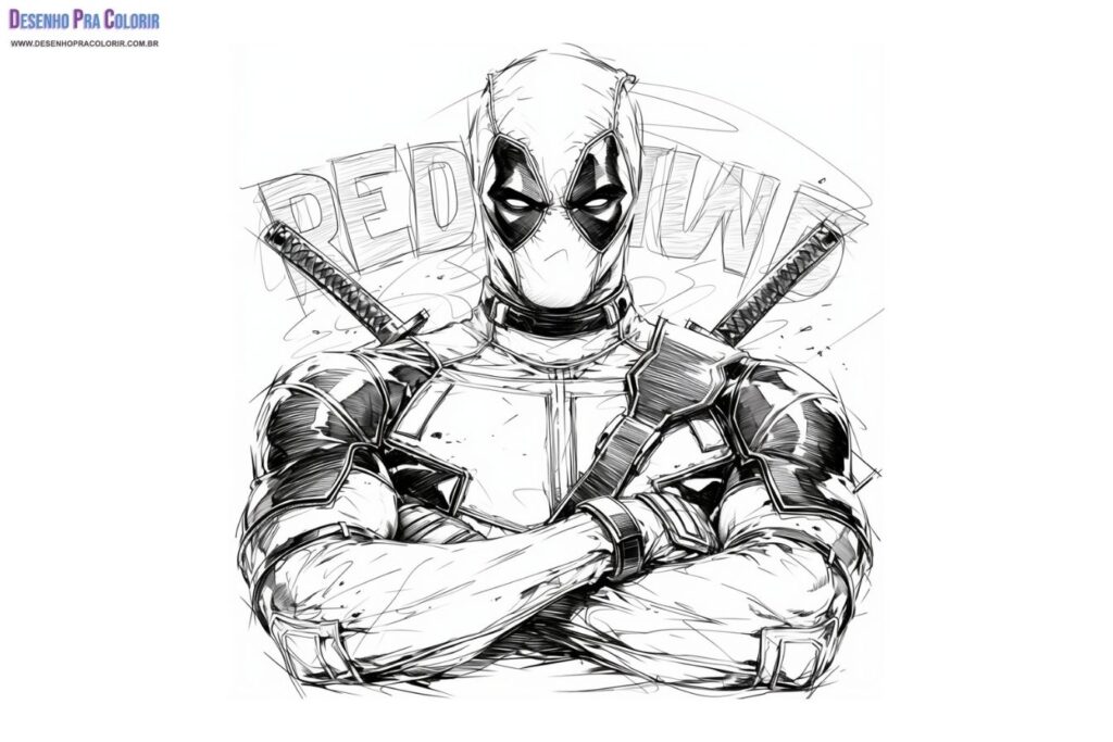deadpool coloring pages printable