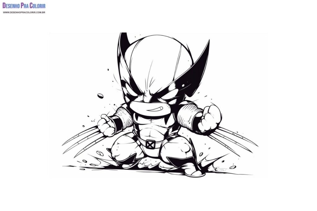 wolverine printable coloring pages