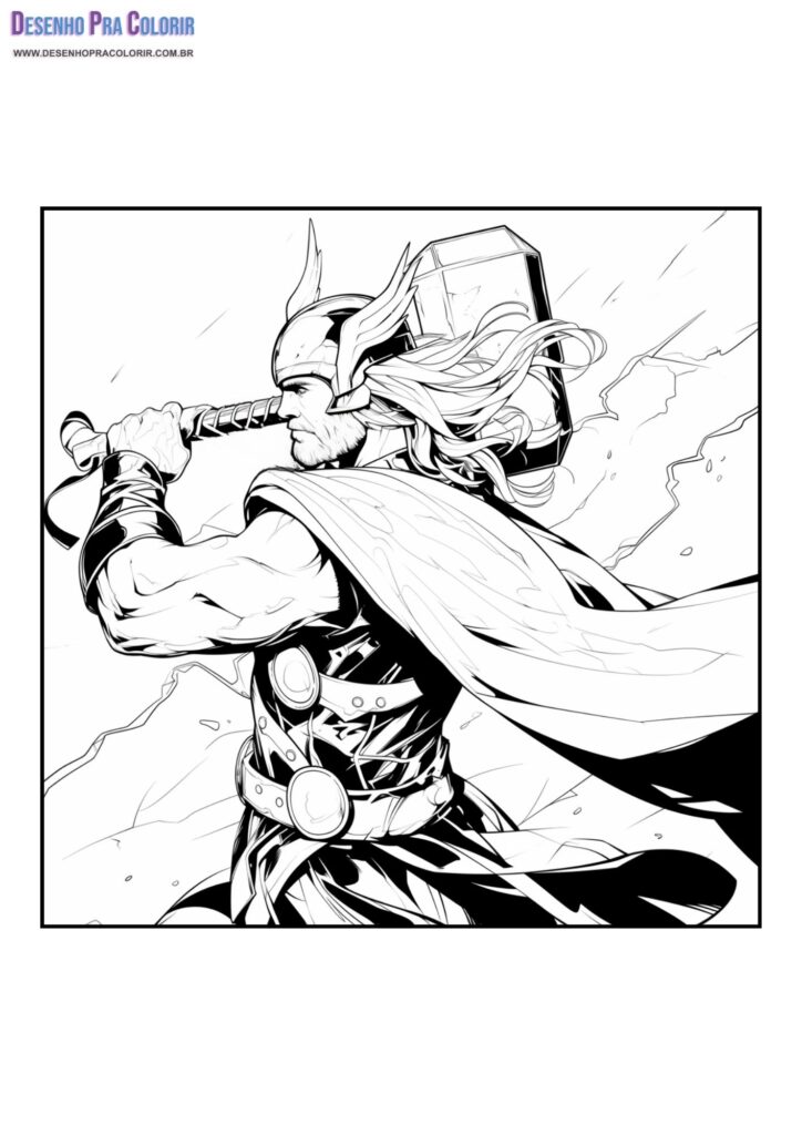 Thor Coloring Pages