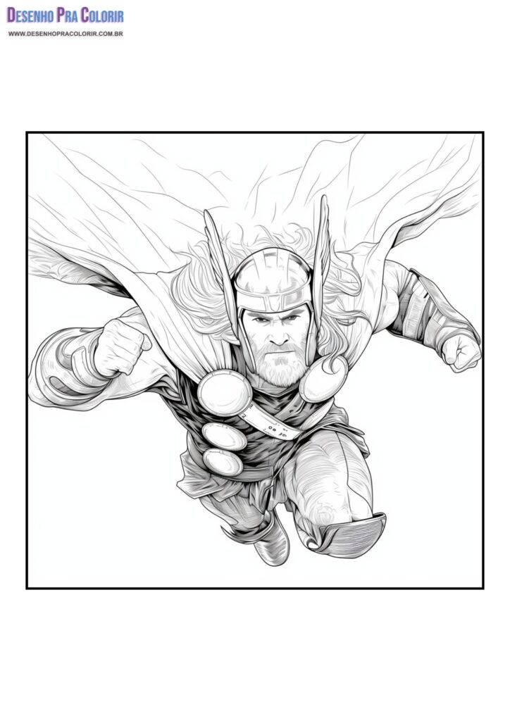Thor Coloring Pages