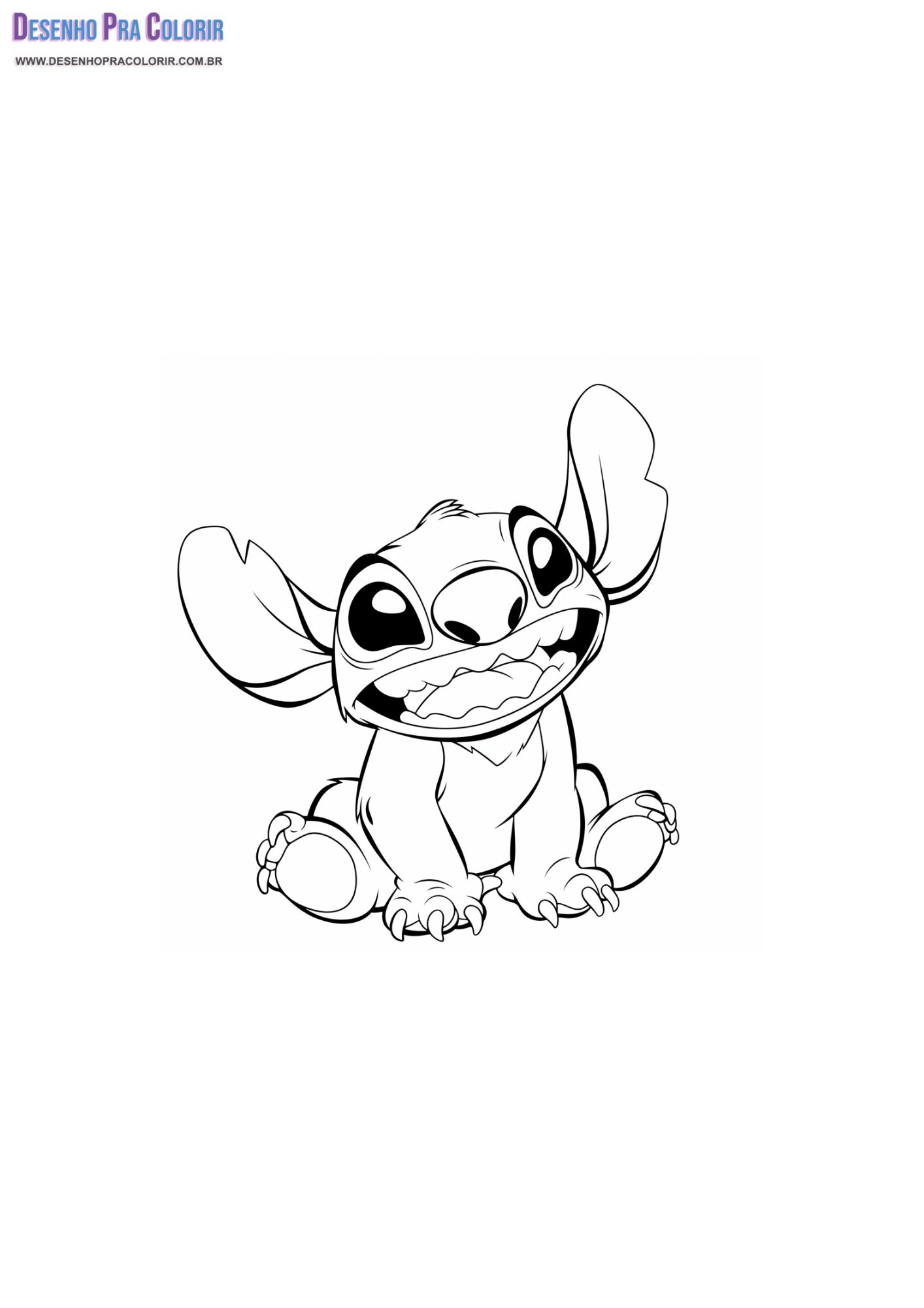 Stitch Coloring Pages + 20 Drawings To Print and Color