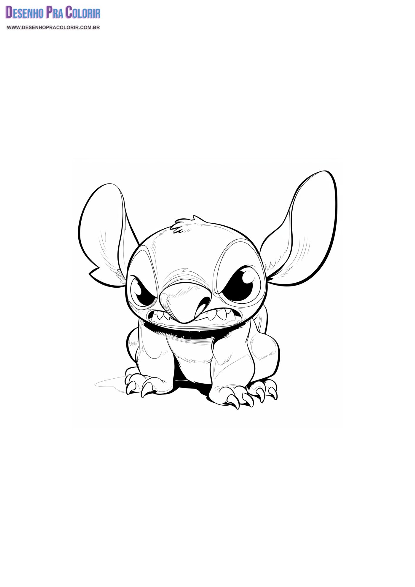 Stitch Coloring Pages + 20 Drawings To Print and Color