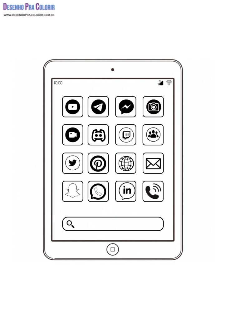 Tablet Coloring Pages + 20 Drawings to Print and Color