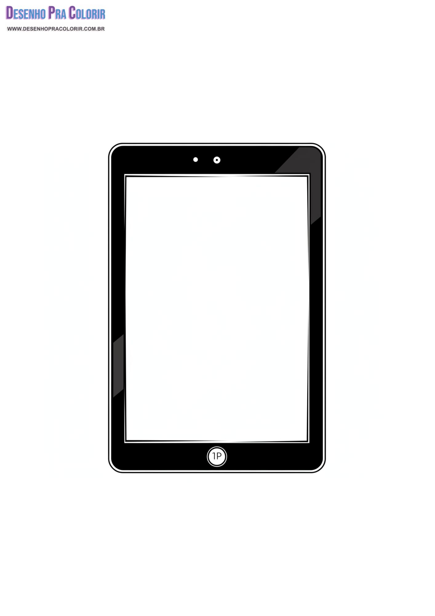 Tablet Coloring Pages + 20 Drawings to Print and Color